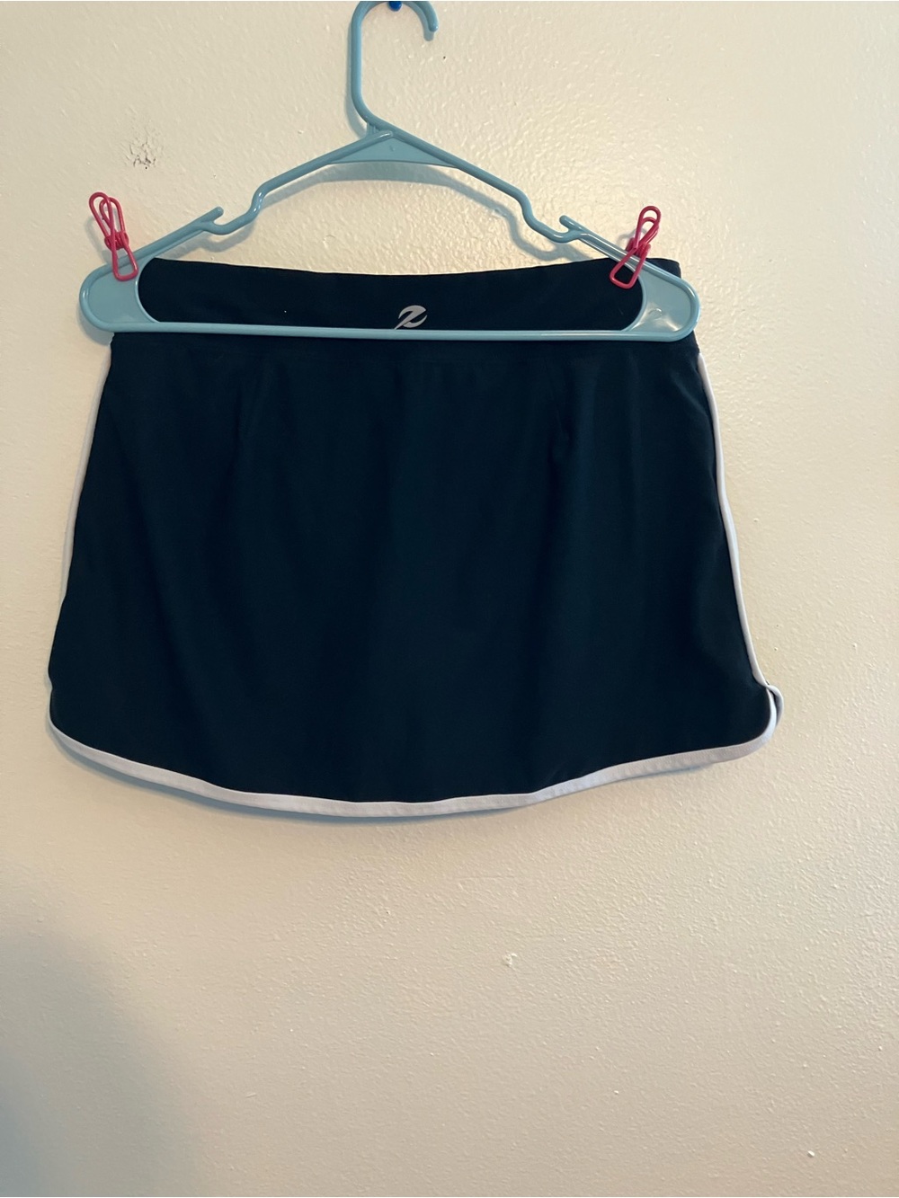 Energy Zone Black Activewear Skort with White Logo